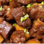 Beef Stew with Chunky Tomatoes and Potatoes 番茄土豆炖牛肉