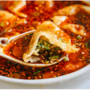 Dumplings in Hot and Sour Soup 酸辣汤饺